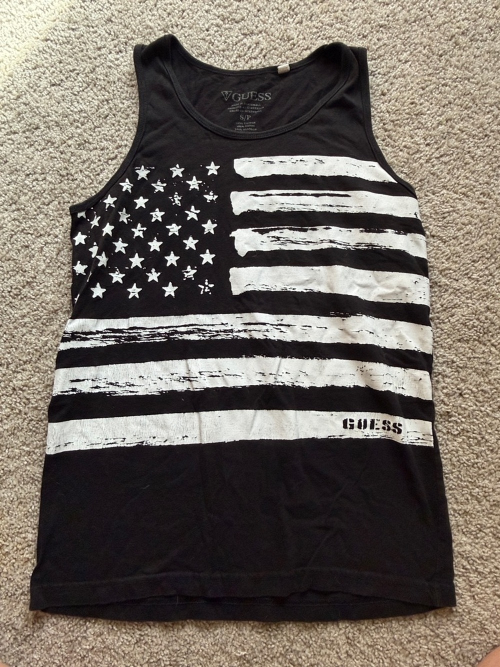 Guess Flag Tank Top Small
